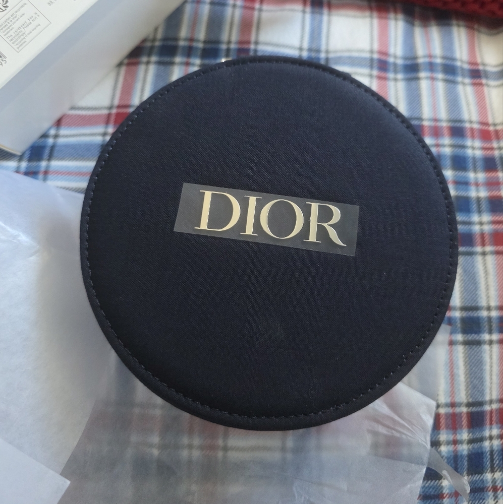 Dior Black Round Vanity Case/Box